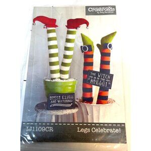 Crossroads By Amy Barickman IJ1109CR "Legs Celebrate!" Witch Leg Template
